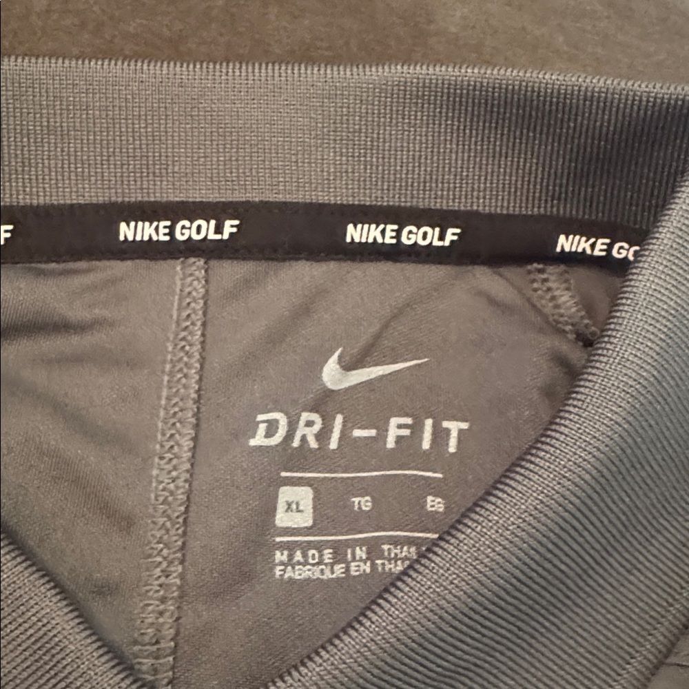 Nike Men’s Golf Polo Shirt Gray Short Sleeve Size XL Standard Fit 891881-021 NWT - Picture 5 of 13